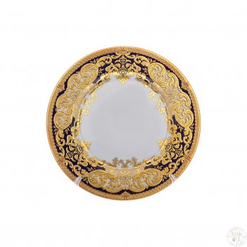   falkenporzellan favola cobalt gold 28.5 (6 )