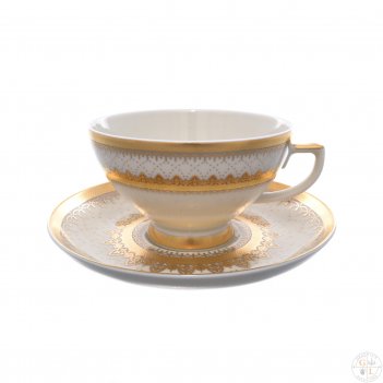    falkenporzellan crem empire gold (6 )