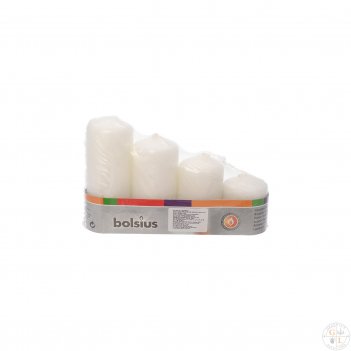   130/50, 111/50, 90/50, 60/40 bolsius  (4 )