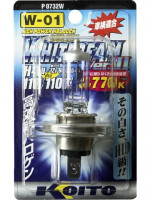    koito whitebeam h4u 12v 60/55w (110/110w) 3770k, - 1 . . p0732w
