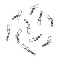    namazu pro rolling ribbed swivel, carbon,  6. test-27 