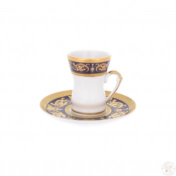    falkenporzellan imperial cobalt gold 100  (6 )