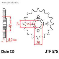  jtf575-16, f575-16, jt sprockets,  520, 16 
