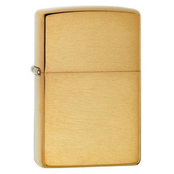  zippo armor,    brushed brass, , 