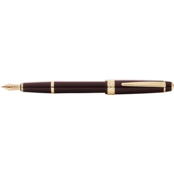   cross bailey light polished burgundy resin and gold tone, 