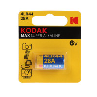   kodak max super, 28a (k28a-1/4lr44) -1bl, 6, , 1 .