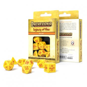   pathfinder legacy of fire dice set, 7 , -