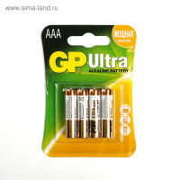   GP Ultra, AAA, LR03-4BL, 1.5, , 4 .