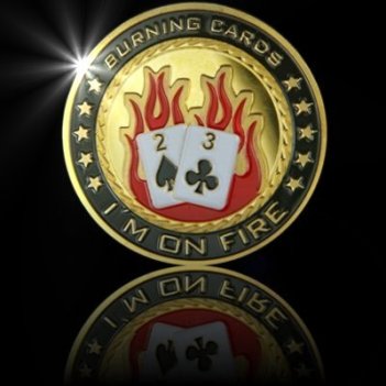   burning cards