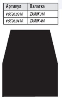 Ground sheet zamok 4m