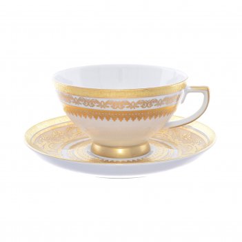    falkenporzellan diadem white creme gold 220 (6 )