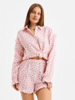   (, ) KAFTAN : pink leopard,  40-42