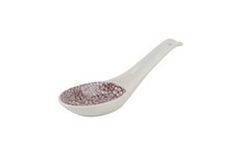 Old fashion damson color spoon 14cm