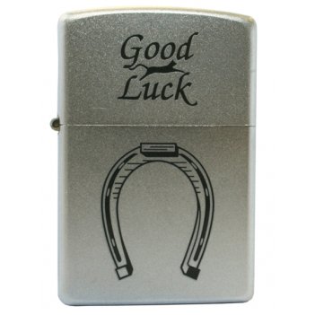  zippo horse shoe satin chrome,   -