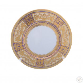   falkenporzellan diadem violet creme gold 23(6 )