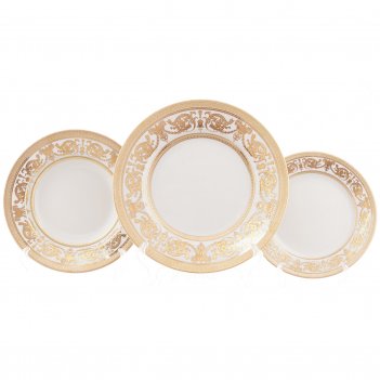   falkenporzellan imperial cream gold 18 