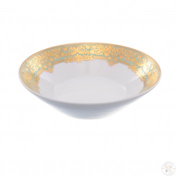   falkenporzellan natalia seladon gold 18(6 )