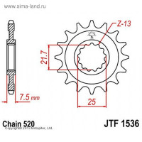   jtf1536-14, jt sprockets,  520, 14 