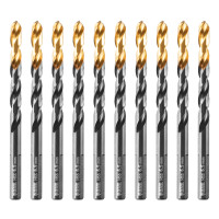   , 6,5 , hss-tin, golden tip, 10 . denzel