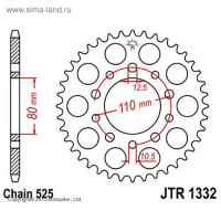   jt sprockets jtr1332-43,  525, 43 