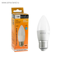   ecola light candle, e27, 7 , 4000 k, 103x37 