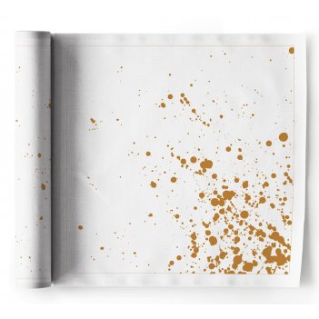  32  32 , linen golden splash! my drap 6   