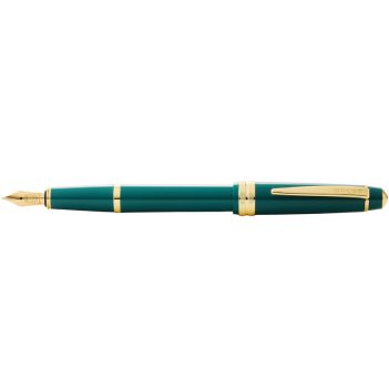   cross bailey light polished green resin and gold tone, 