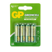   gp greencell extra heavy duty, aa, r6-4bl, 1.5, , 4 .
