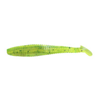  yaman pro flatter shad, 12.7 ,  #10-green pepper,  4 .