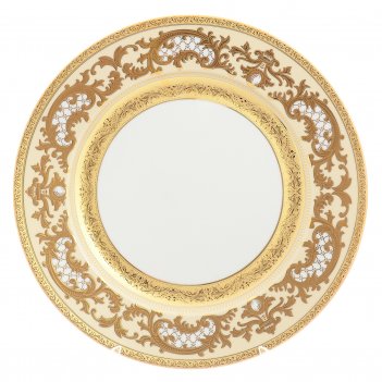   falkenporzellan alena 3d creme gold constanza 32 