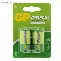   gp greencell extra heavy duty, , r14-2bl, 1.5, , 2 .