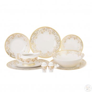   6  falkenporzellan constanza cream - sophie gold 