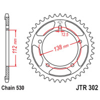   jt sprockets jtr302-45,  530, 45 