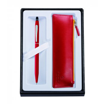  cross:  cross click crimson +  