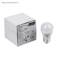   Ecola Light globe, G45, E27, 7 , 4000 K, 220 , 82x45 