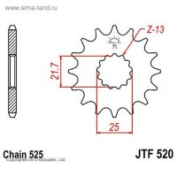   () jtf520  , ,  525, 16 