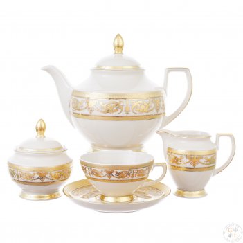   falkenporzellan imperial cream gold 6  23 