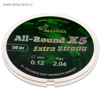   allvega all-round x5,  0.12 ,  2.04 , 50 , 