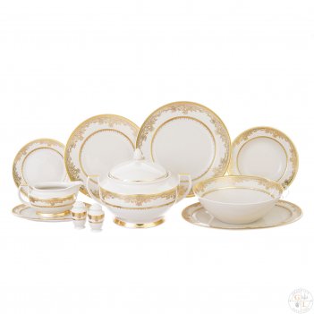   falkenporzellan cream gold 6  26 