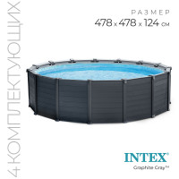   graphite gray, 478  124 ,  -, , , , 26384np intex