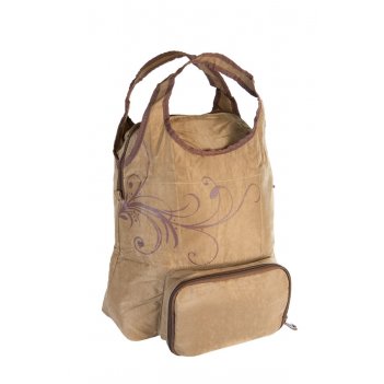 - Foldable Tote - Brown