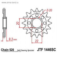   jt sprockets jtf1446-13sc,  520, 13 