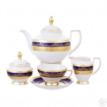    6  falkenporzellan constanza cobalt gold 17 