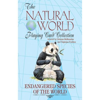  endangered species of the natural world playing cards