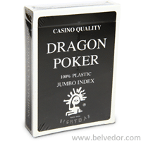 Пластиковые карты для игры в покер 100% пластик Dragon Poker