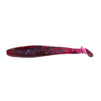  yaman pro flatter shad, 10.2 ,  #04-grape,  5 .