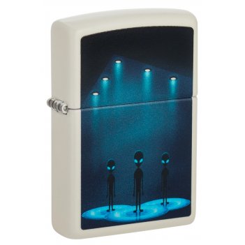  zippo aliens design   glow in the dark green, /