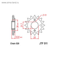   jt sprockets jtf511-15,  520, 15 