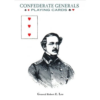  confederate generals playing card deck