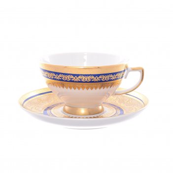    220  diadem blue creme gold (6 )